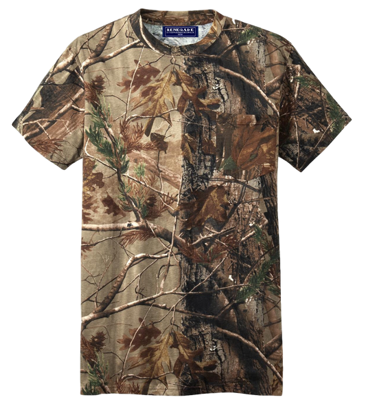 Camouflage Forest Print T-Shirt